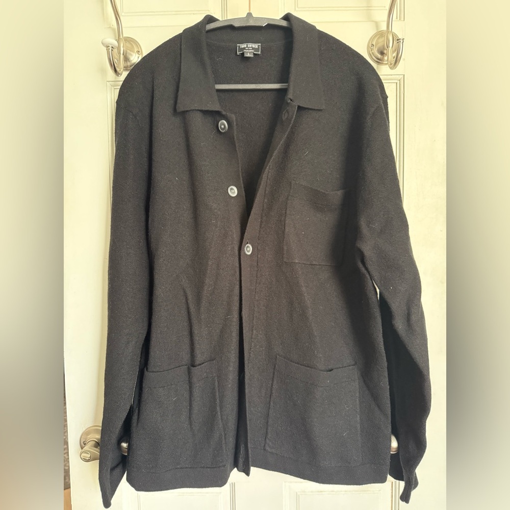 Todd Snyder pub jacket cardigan sweater - merino wool